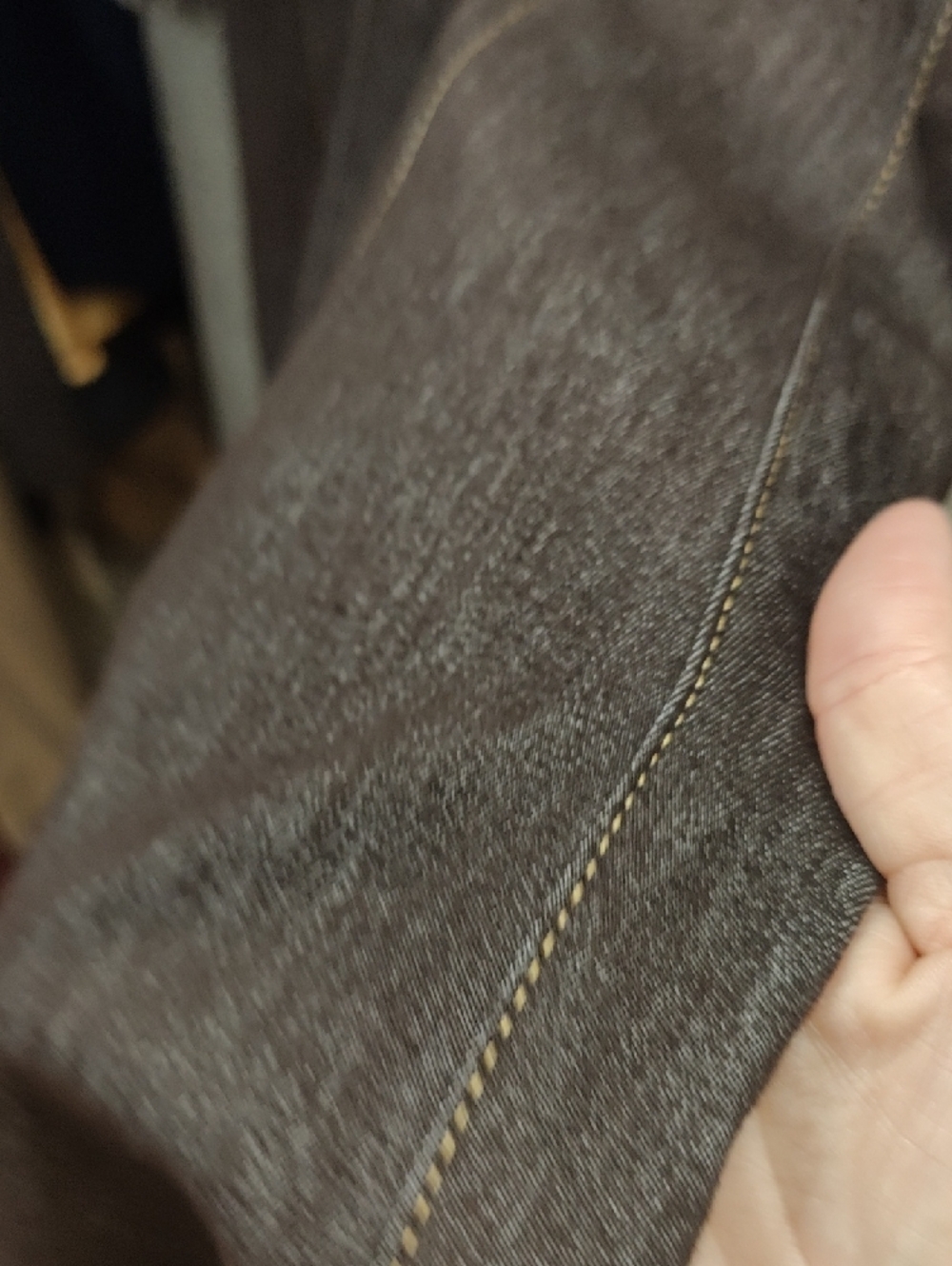 Zara Denim Brown Sleeveless Maxi Dress - Picture 6 of 7